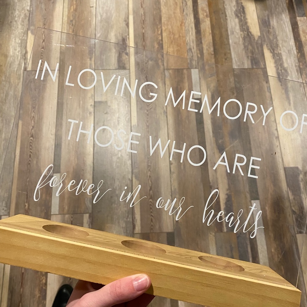 wedding sign